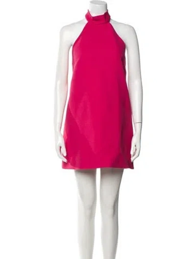Pre-owned Dior Wool Mini Dress W/ Tags In Red
