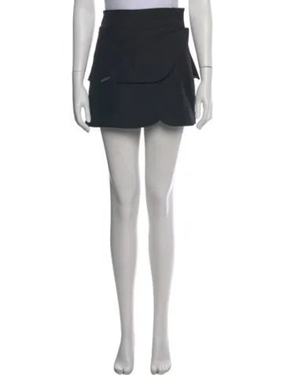 Pre-owned Dior Wool Mini Shorts In Black