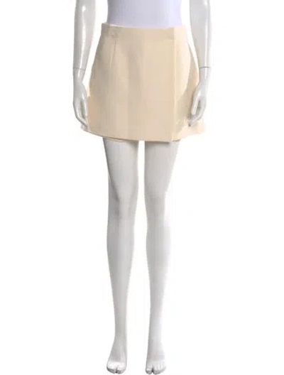 Pre-owned Dior Wool Mini Shorts In Neutral