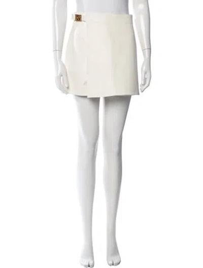 Pre-owned Dior Wool Mini Shorts In Neutrals