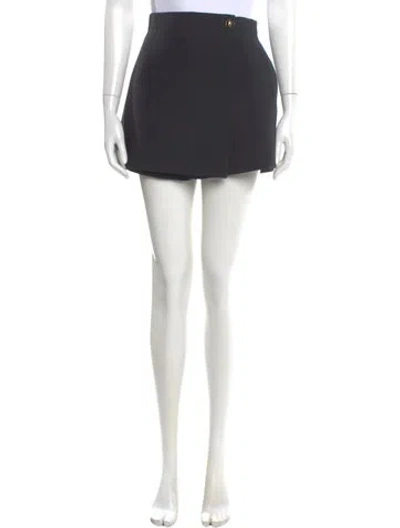 Pre-owned Dior Wool Mini Shorts W/ Tags In Blue