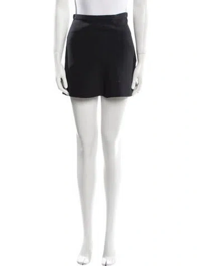 Pre-owned Dior Wool Mini Skirt In Black