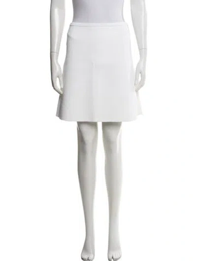 Pre-owned Dior Wool Mini Skirt In Gray