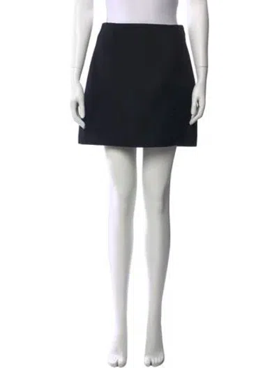 Pre-owned Dior Wool Mini Skirt In Multicolor