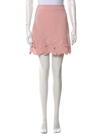 Pre-owned Dior Wool Mini Skirt In Pink