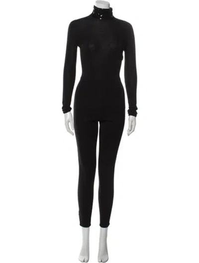 Pre-owned Dior Wool Pant Set In Black