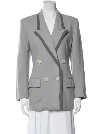 Pre-owned Dior Wool Pant Set In Blue