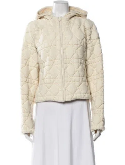 Pre-owned Dior Wool Patterned Jacket In Neutrals