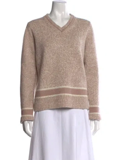 Pre-owned Dior Wool Patterned Sweater In Neutrals