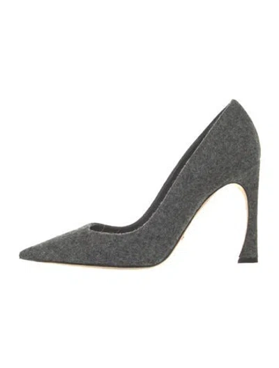 Pre-owned Dior Wool Pumps In Gray