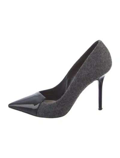 Pre-owned Dior Wool Pumps In Gray