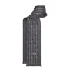 Dior Wool Scarf In Black