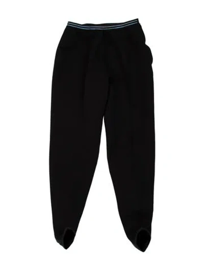Pre-owned Dior Wool Skinny Leg Pants In Black