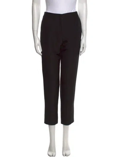 Pre-owned Dior Wool Skinny Leg Pants In Blue