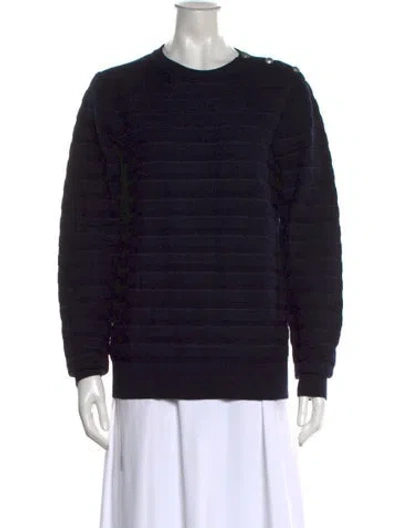 Pre-owned Dior Wool Striped Sweater In Black