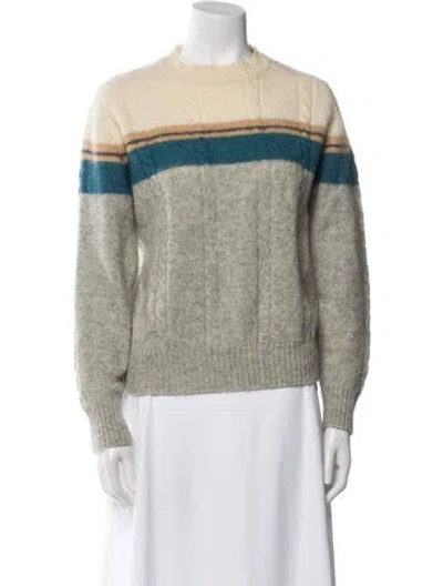 Pre-owned Dior Wool Striped Sweater W/ Tags In Multi