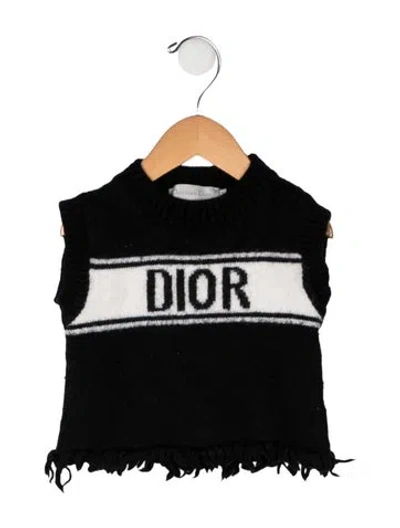 Pre-owned Dior Babies' Wool Sweater Vest In Multi