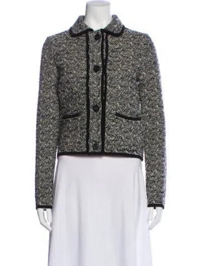 Pre-owned Dior Wool Tweed Pattern Jacket W/ Tags In Multi