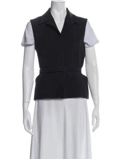 Pre-owned Dior Wool Vest In Black