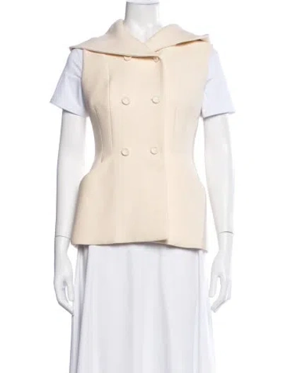 Pre-owned Dior Wool Vest In Neutral