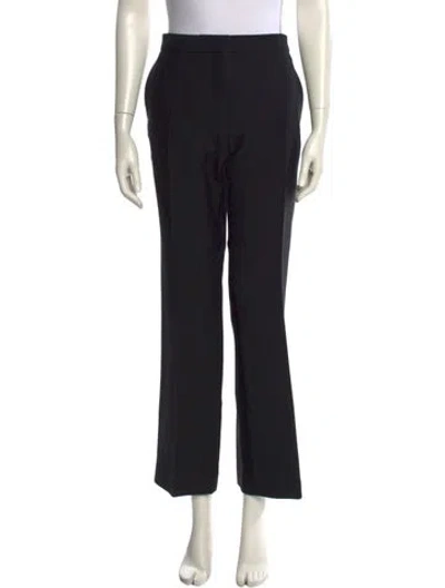 Pre-owned Dior Wool Wide Leg Pants W/ Tags In Black
