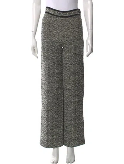 Pre-owned Dior Wool Wide Leg Pants W/ Tags In Gray