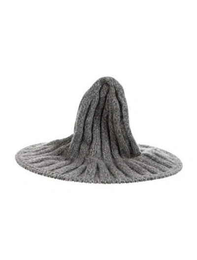 Pre-owned Dior Wool-blend Hat In Gray