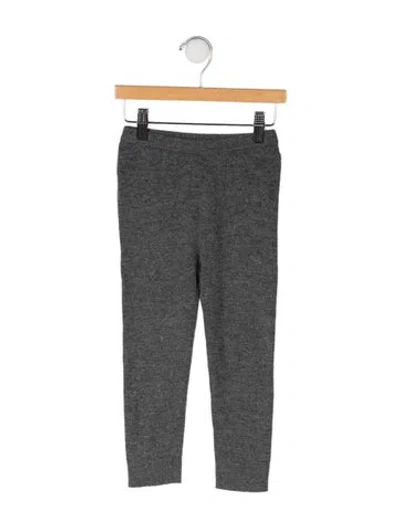 Pre-owned Dior Babies' Wool-cashmere Blend Leggings In Grey