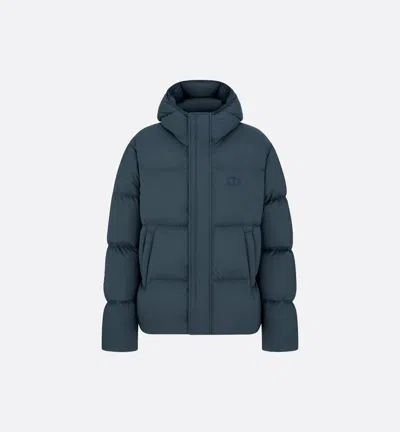 Dior Hooded Quilted Jacket Front Pockets In Black