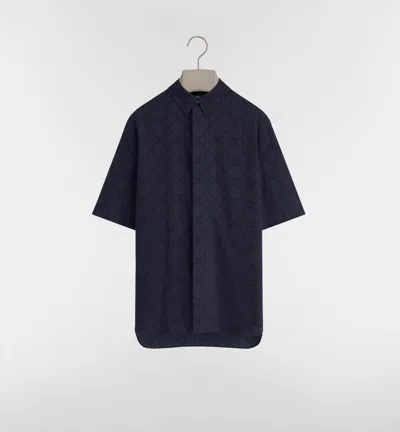 Dior Woven Shirt In Blue