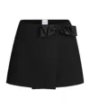 Dior Wrap Miniskirt In Black