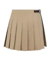 Dior Wrap Miniskirt With Integrated Cannage Shorts In Nude