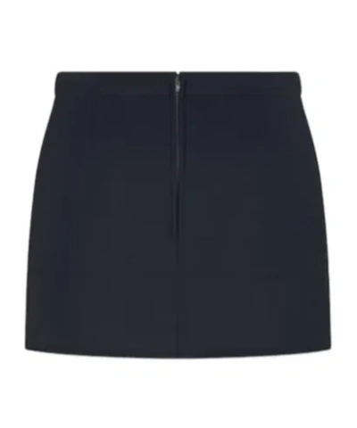 Dior Wrap Wool Shorts In Black