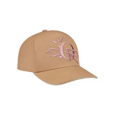 Pre-owned Dior X Cactus Jack Baseball Cap 'beige' In Tan