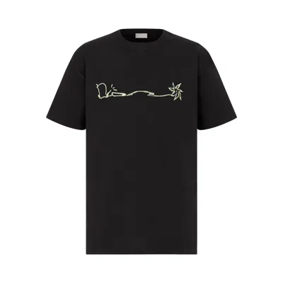 Pre-owned Dior X Cactus Jack Oversized T-shirt 'black'
