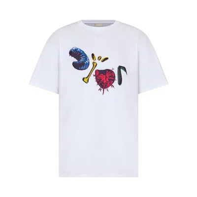 Pre-owned Dior X Cactus Jack Oversized T-shirt 'white'