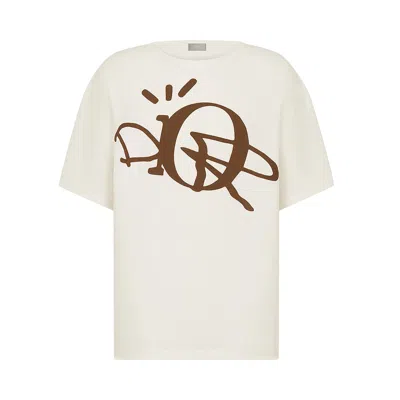 Pre-owned Dior X Cactus Jack Oversized T-shirt 'white'