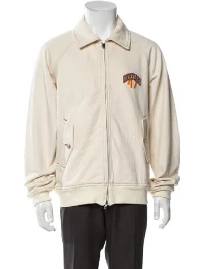 Pre-owned Dior X Denim Tears 2023 Signature Logo Bomber Jacket In Neutral