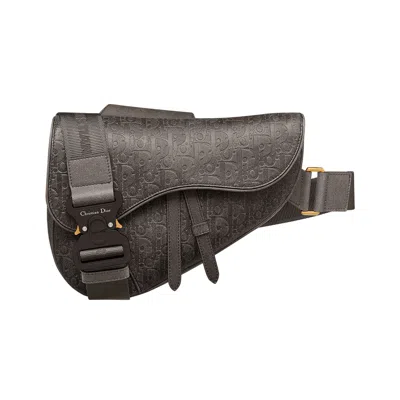 Pre-owned Dior X Denim Tears Saddle Bag 'brown' | Men's Size Onesize