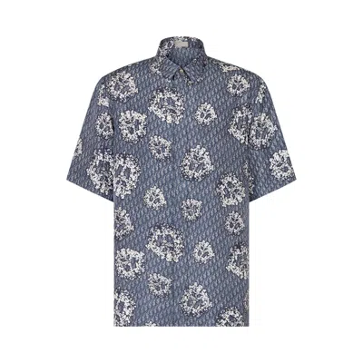 Pre-owned Dior X Denim Tears Short-sleeve Shirt 'blue' | Men's Size 42