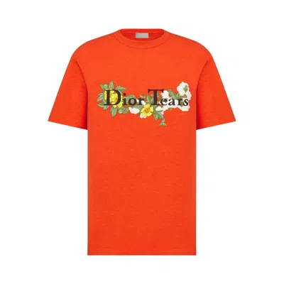 Pre-owned Dior X Denim Tears T-shirt 'red'