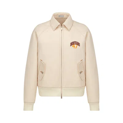 Pre-owned Dior X Denim Tears Zipped Blouson 'white' | Cream | Men's Size 44