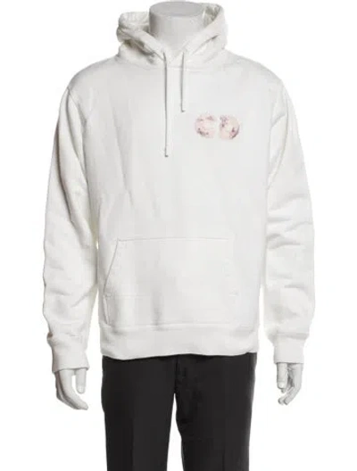 Pre-owned Dior X Erl 2020 Graphic Print Hoodie In White