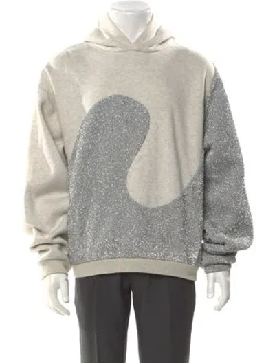 Pre-owned Dior X Erl 2023 Colorblock Pattern Hoodie In Neutral