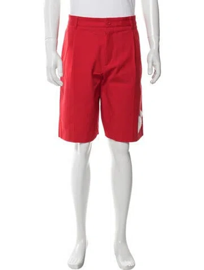 Pre-owned Dior X Erl 2023 Flat Front Shorts In Red