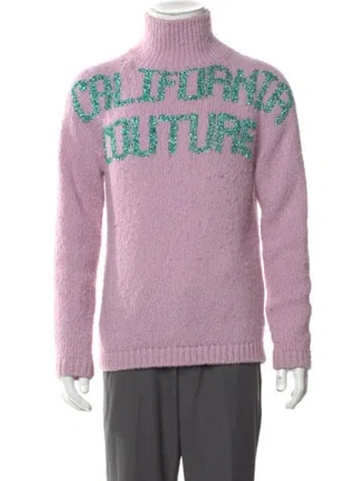 Pre-owned Dior X Erl 2023 Graphic Print Pullover In Purple