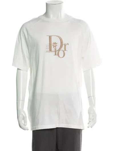 Pre-owned Dior X Erl 2023 Graphic Print T-shirt In White