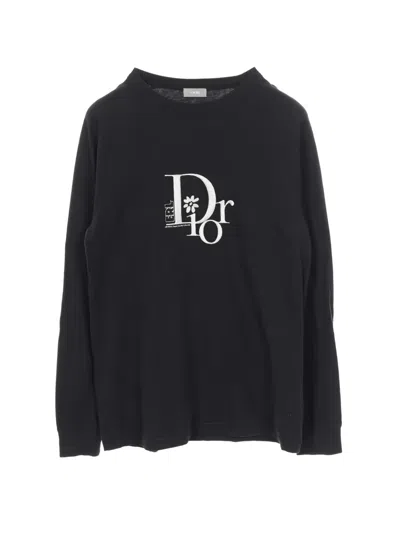 Pre-owned Dior X Erl Long-sleeved T-shir In Black