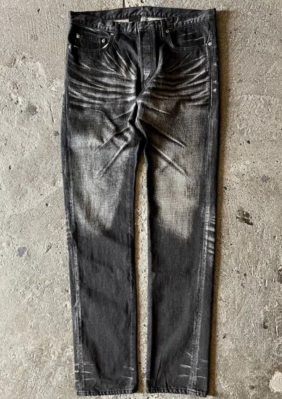 Pre-owned Dior X Hedi Slimane Dior - Hedi Slimane - Ss2003 / “follow Me” - Claw Mark Jeans In Black