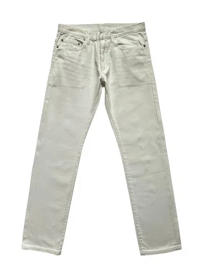 Pre-owned Dior X Hedi Slimane Dior By Hedi Slimane White Denim Jeans Pants